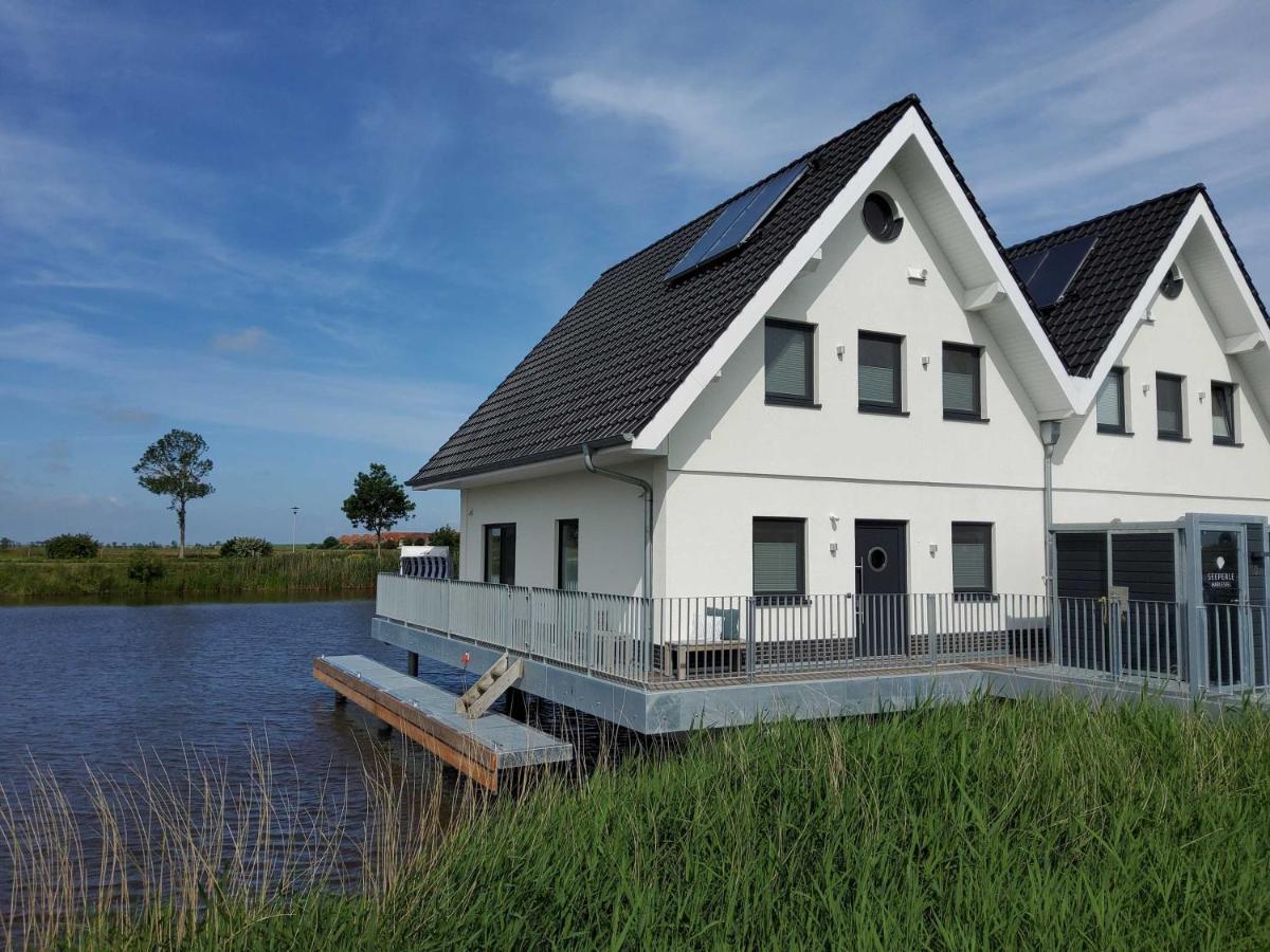 Nr 110 - Ferienhaus Seeperle Pfahlhaus Auf Der Harle カロリーネンジール エクステリア 写真